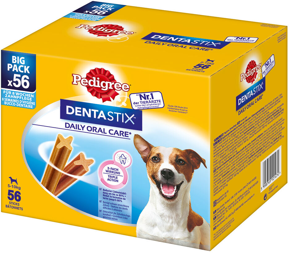 Pedigree 112uds Perros pequeños  Dentastix snacks dentales para perros