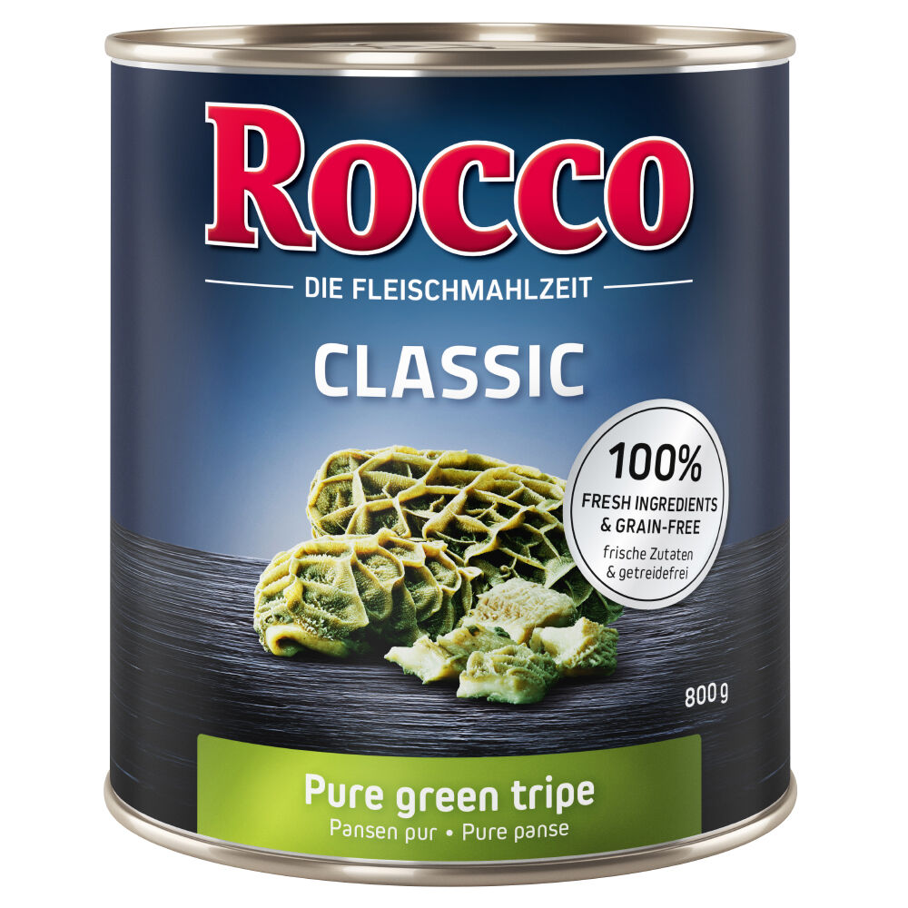 Rocco 6x800g Classic panza  comida húmeda para perros