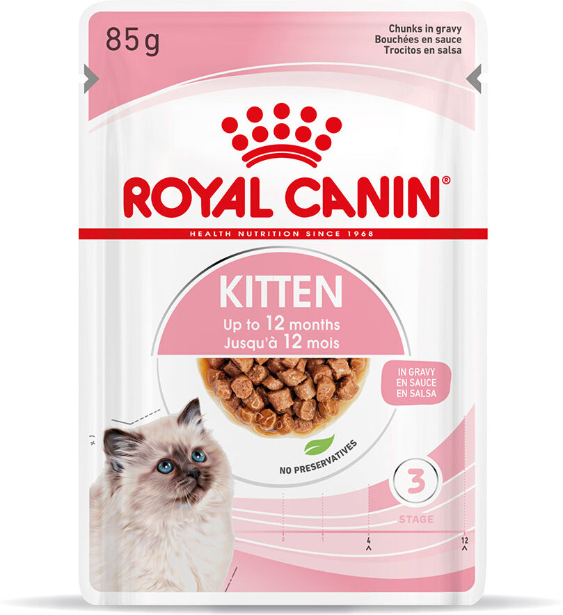 Royal Canin 24x85g Kitten en salsa  comida húmeda para gatos