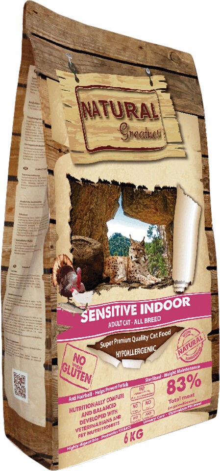 Natural Greatness 6kg Sensitive Indoor   pienso para gatos