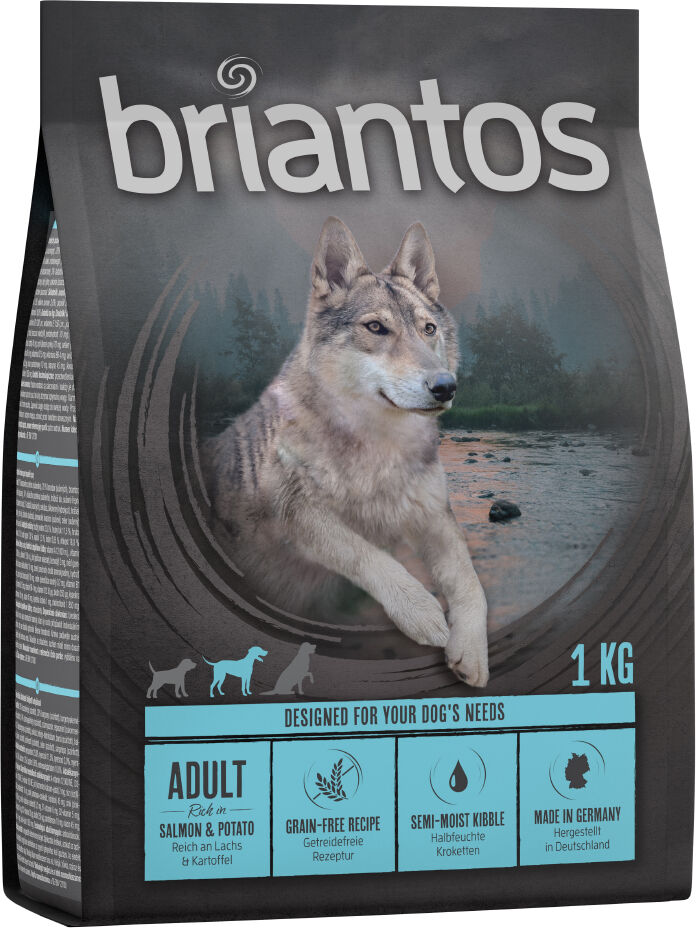 briantos 4kg Adult sin cereales Salmón y patata  pienso para perros