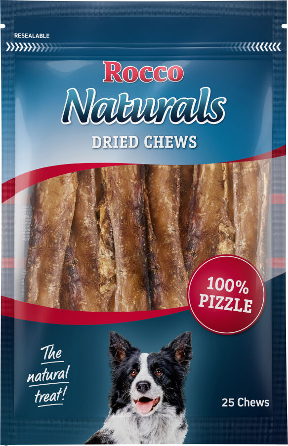 Rocco 25uds Naturals nervio buey  snacks para perros