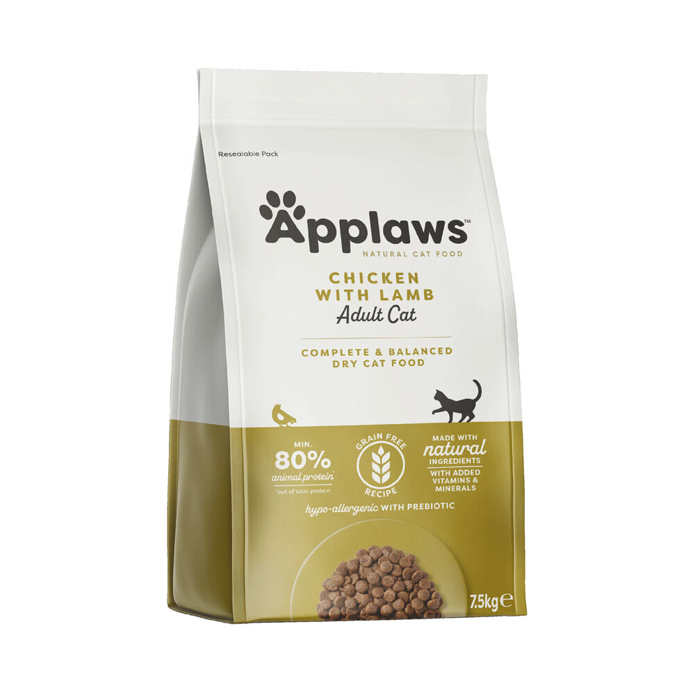 Applaws 2x7,5 kg  Adult con pollo y cordero pienso para gatos