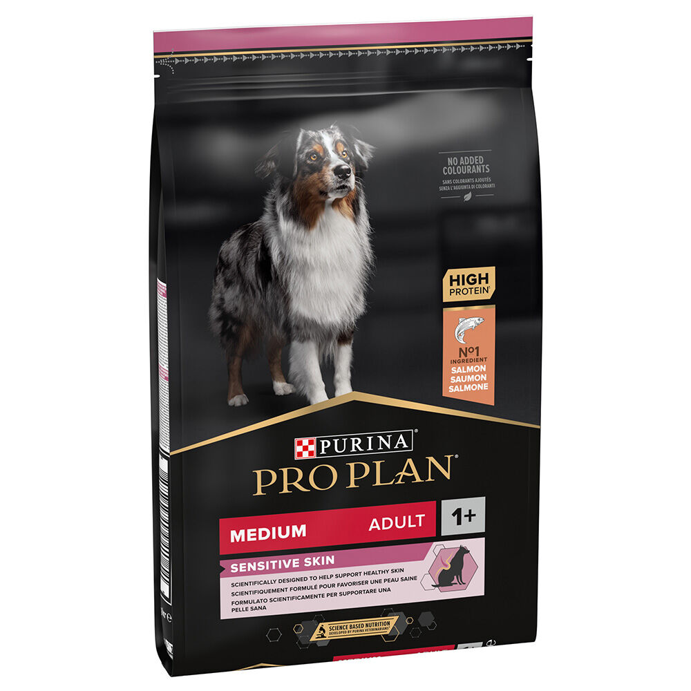 Pro Plan 7kg Medium Adult OptiDerma salmón  pienso para perros