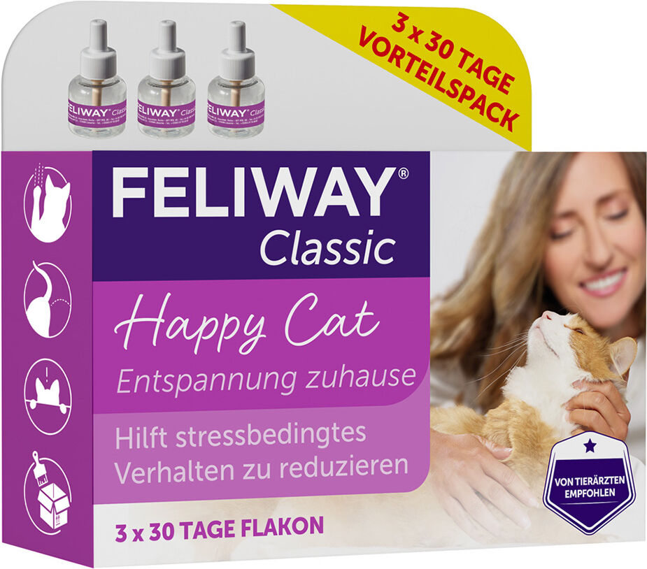 Feliway Classic para gatos 3 recargas 48ml