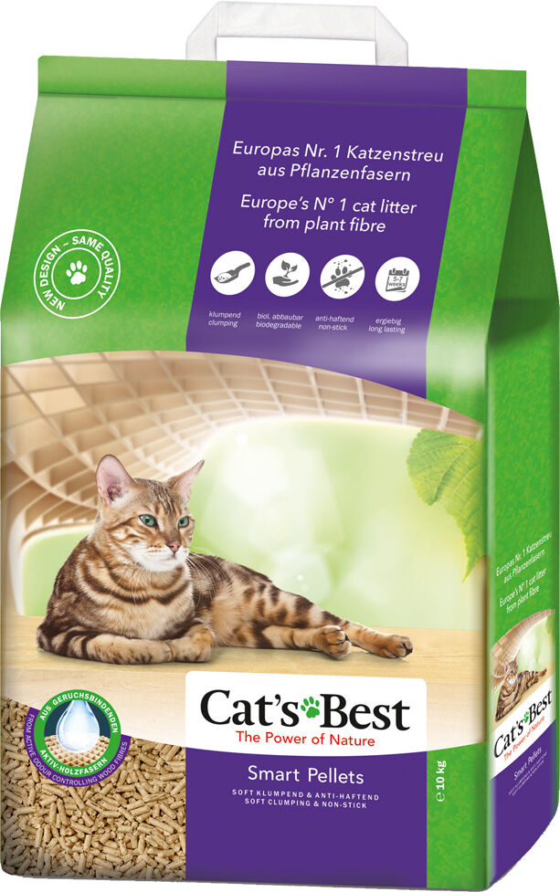 Cat's Best 20l Smart Pellets  arena ecológica para gatos