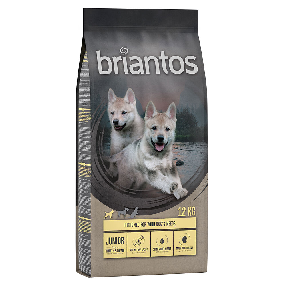 briantos 2x12kg Junior Pollo y patata sin cereales  pienso para perros