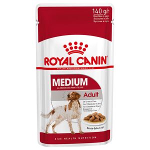 Royal Canin 10x140g Medium Adult Royal Canin en salsa comida húmeda para perros