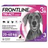 Frontline 3 pipetas 20-40kg Front-line Tri-Act para perros