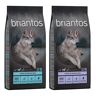 briantos 2x12kg Adult SIN CEREALES pack mixto  pienso para perros