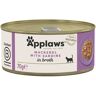 Applaws en caldo 24 x 70 g latas para gatos - Pack Ahorro - Caballa y sardinas