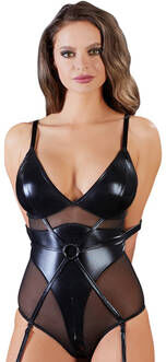 Cotelli Collection Bondage Cottelli Bondage Body Kiiltävää wetlookkia ja mikroverkkoa Cotelli Collection Bondage Cottelli Bondage Body Kiiltävää wetlookkia ja mikroverkkoa