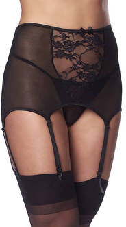 Amorable Musta Sukkanauhaliivi Yksi koko, sopii L-XL kokoiselle Amorable Musta Sukkanauhaliivi Yksi koko, sopii L-XL kokoiselle