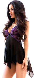 Chilirose Lingerie PurpleSenses Chilirose Babydoll Upeasti hohtavaa, lilaa pitsiä Chilirose Lingerie PurpleSenses Chilirose Babydoll Upeasti hohtavaa, lilaa pitsiä
