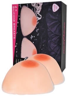 Cottelli Collection 2x400g Silikonirinnat Maltillisemman kokoiset Cottelli Collection 2x400g Silikonirinnat Maltillisemman kokoiset