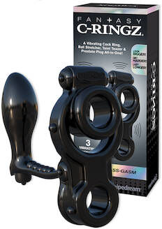 Fantasy C-Ringz Ironman Ass-Gasm Eturauhaskiihotin ja penisrengas Fantasy C-Ringz Ironman Ass-Gasm Eturauhaskiihotin ja penisrengas
