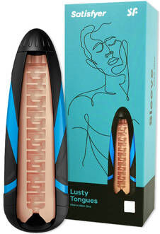 Satisfyer Miehille Satisfyer Men Sleeve Lusty Tongues Men One Masturbaattorin insertti Satisfyer Miehille Satisfyer Men Sleeve Lusty Tongues Men One Masturbaattorin insertti