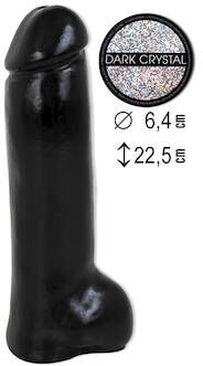 DarkCrystal Dildo Hans DC10 Iso musta tekopenis DarkCrystal Dildo Hans DC10 Iso musta tekopenis