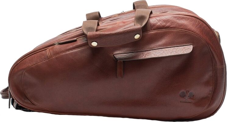 HILDEBRAND Padel Bag Brown Leather