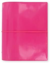 Filofax A5 Domino Patent hot pink organiser Nidottu Filofax A5 Domino Patent hot pink organiser Nidottu