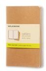 Moleskine Plain Cahier - Kraft Cover (3 Set) Muu Moleskine Plain Cahier - Kraft Cover (3 Set) Muu
