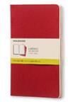Moleskine Plain Cahier L - Red Cover (3 Set) Muu Moleskine Plain Cahier L - Red Cover (3 Set) Muu