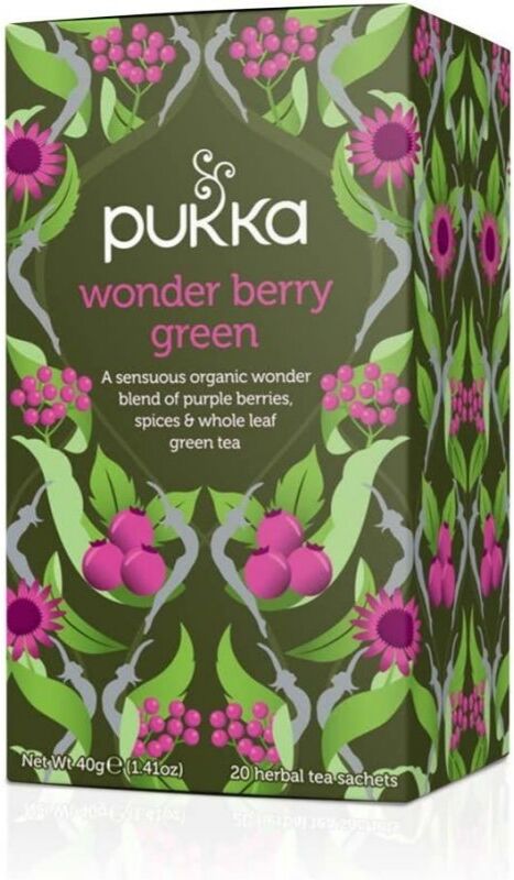 Pukka Organic Wonder Berry Green 20 teepussia Pukka Organic Wonder Berry Green 20 teepussia