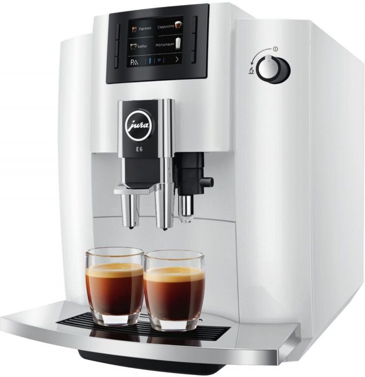 Jura E6 (EB) kahviautomaatti. Piano White Jura E6 (EB) kahviautomaatti. Piano White