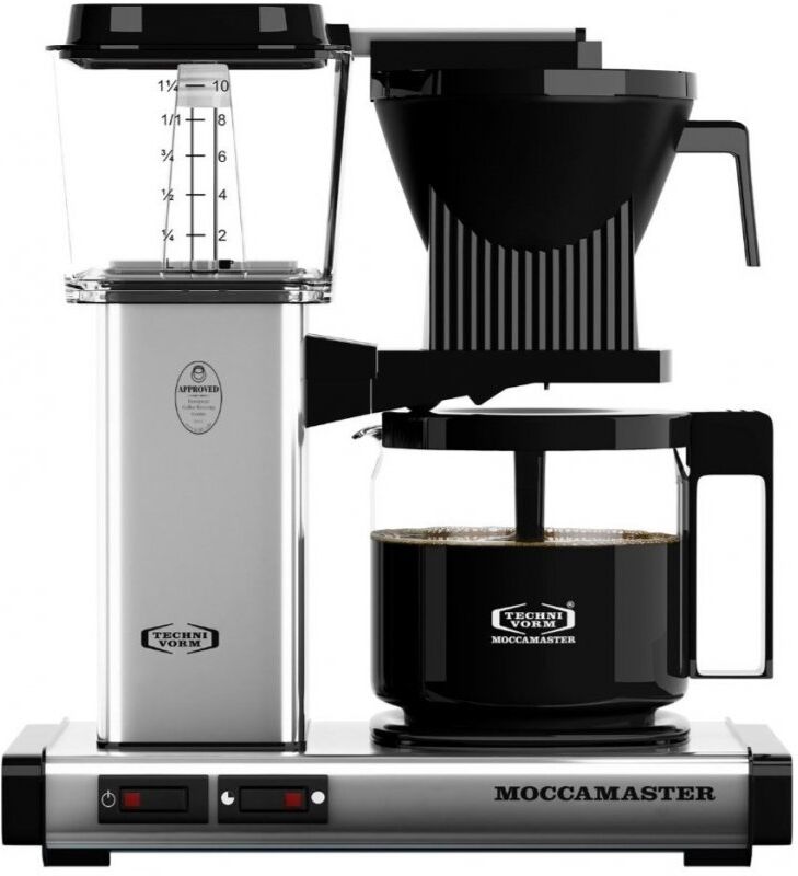 Moccamaster KBG962AO kahvinkeitin 10 kuppia. 1.25 l. hopea Moccamaster KBG962AO kahvinkeitin 10 kuppia. 1.25 l. hopea