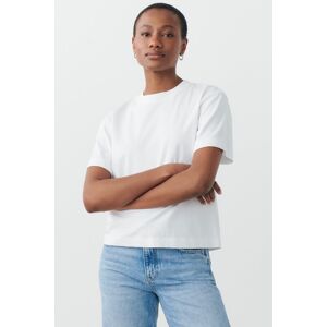 Gina Tricot - Basic tee - t-paidat - White - L - Female - White - Female