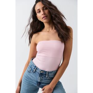 Gina Tricot - Micro long tube top - tuubitopit - Pink - S - Female - Pink - Female