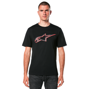 T-Paita Alpinestars Ageless Shadow CSF Musta-Punainen