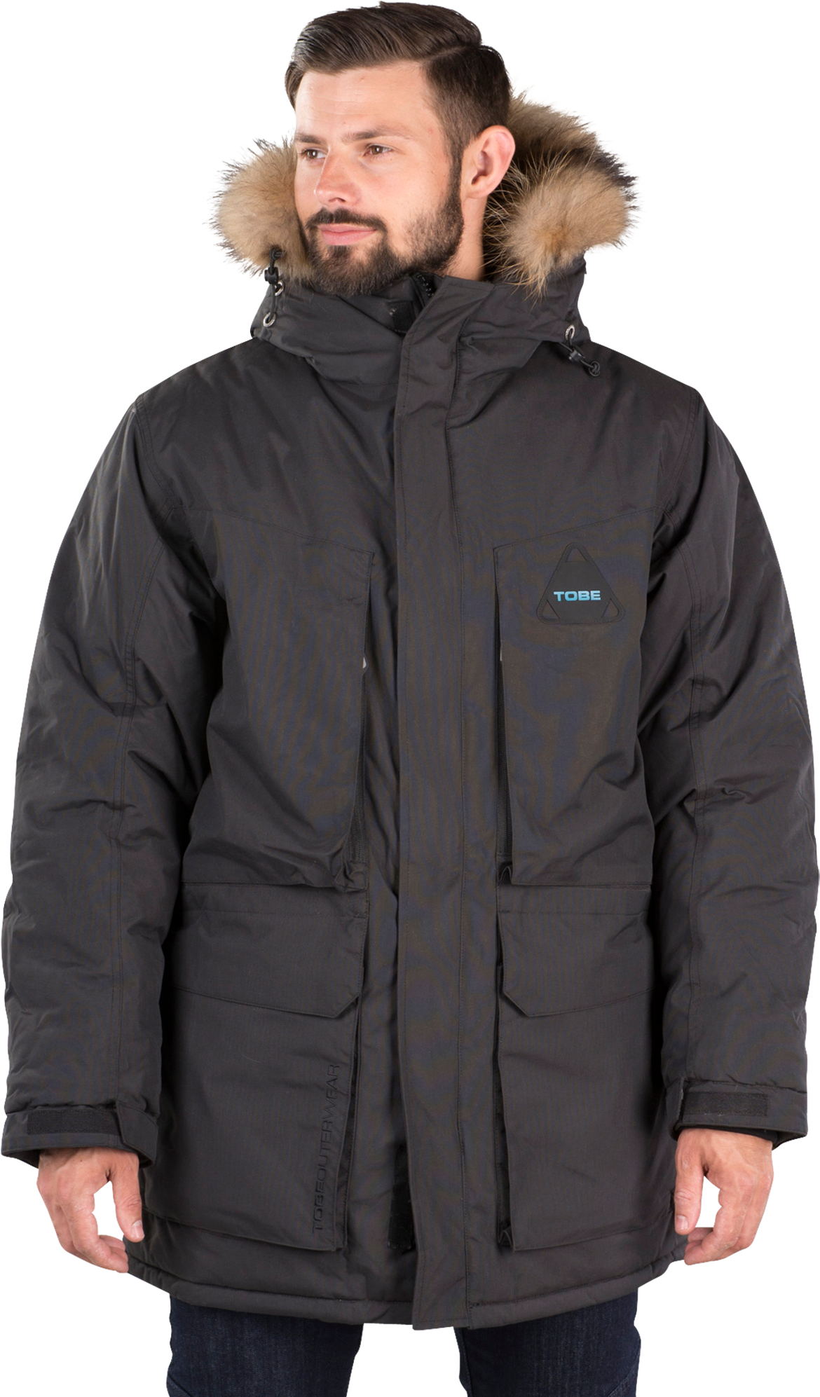 TOBE Outerwear Vuorattu Takki TOBE Calida Musta TOBE Outerwear Vuorattu Takki TOBE Calida Musta