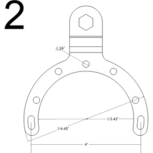 Bensatankin Kiinnike RAM® Mounts