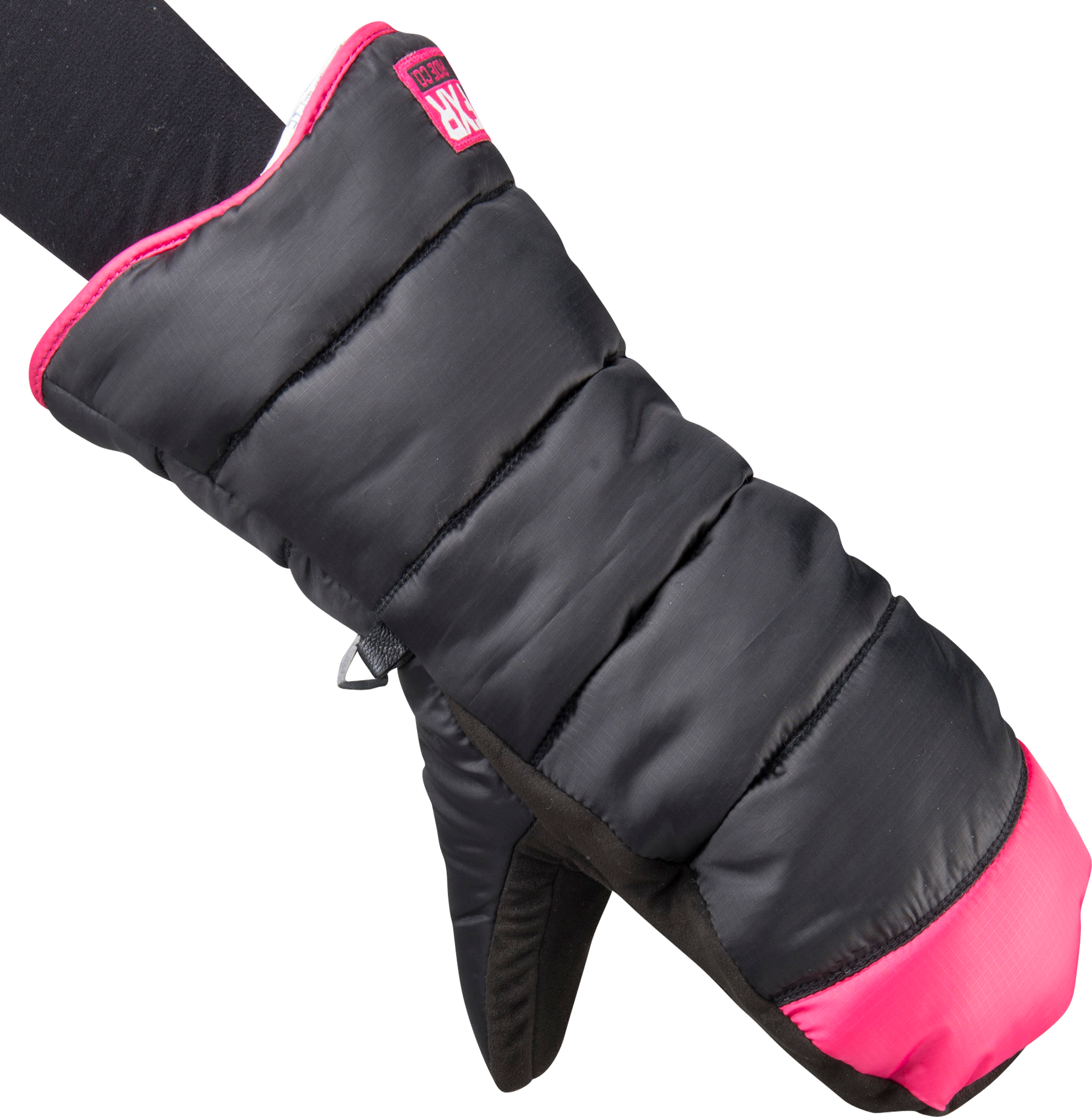 FXR Naisten Kelkkahanskat FXR Aspen Mitt Musta-Pinkki FXR Naisten Kelkkahanskat FXR Aspen Mitt Musta-Pinkki