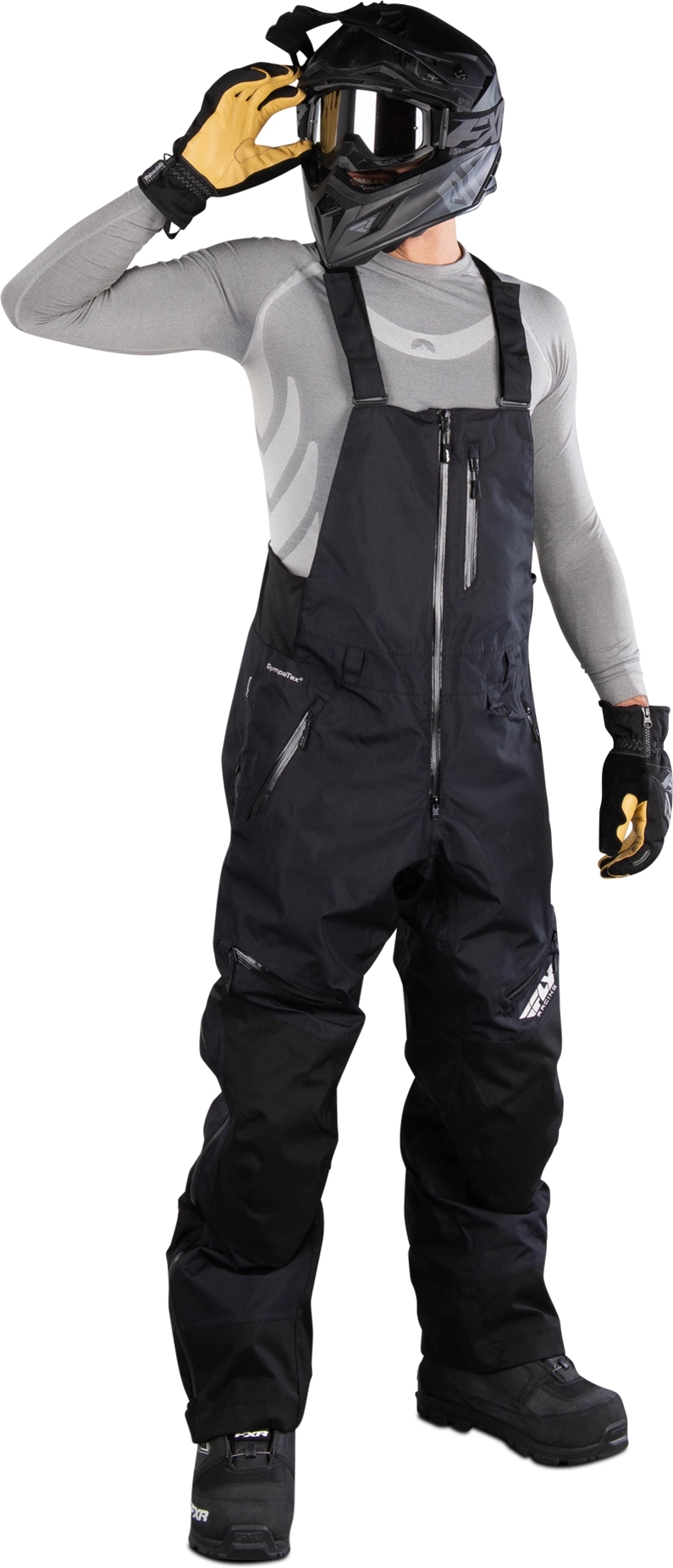 FLY Racing Housut Fly Incline BIB Musta FLY Racing Housut Fly Incline BIB Musta