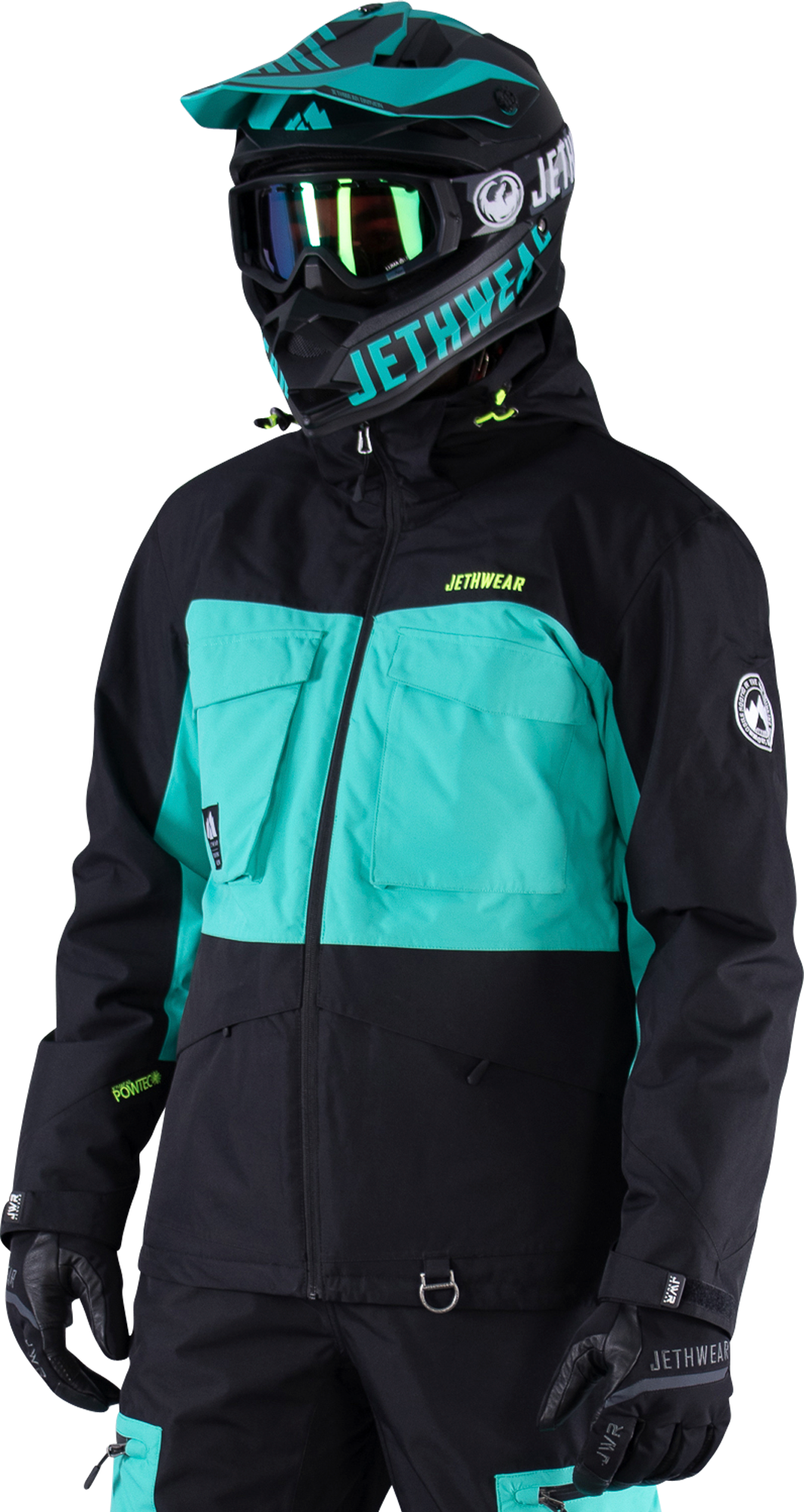 JETHWEAR Takki Jethwear One Mile Musta-Minttu JETHWEAR Takki Jethwear One Mile Musta-Minttu