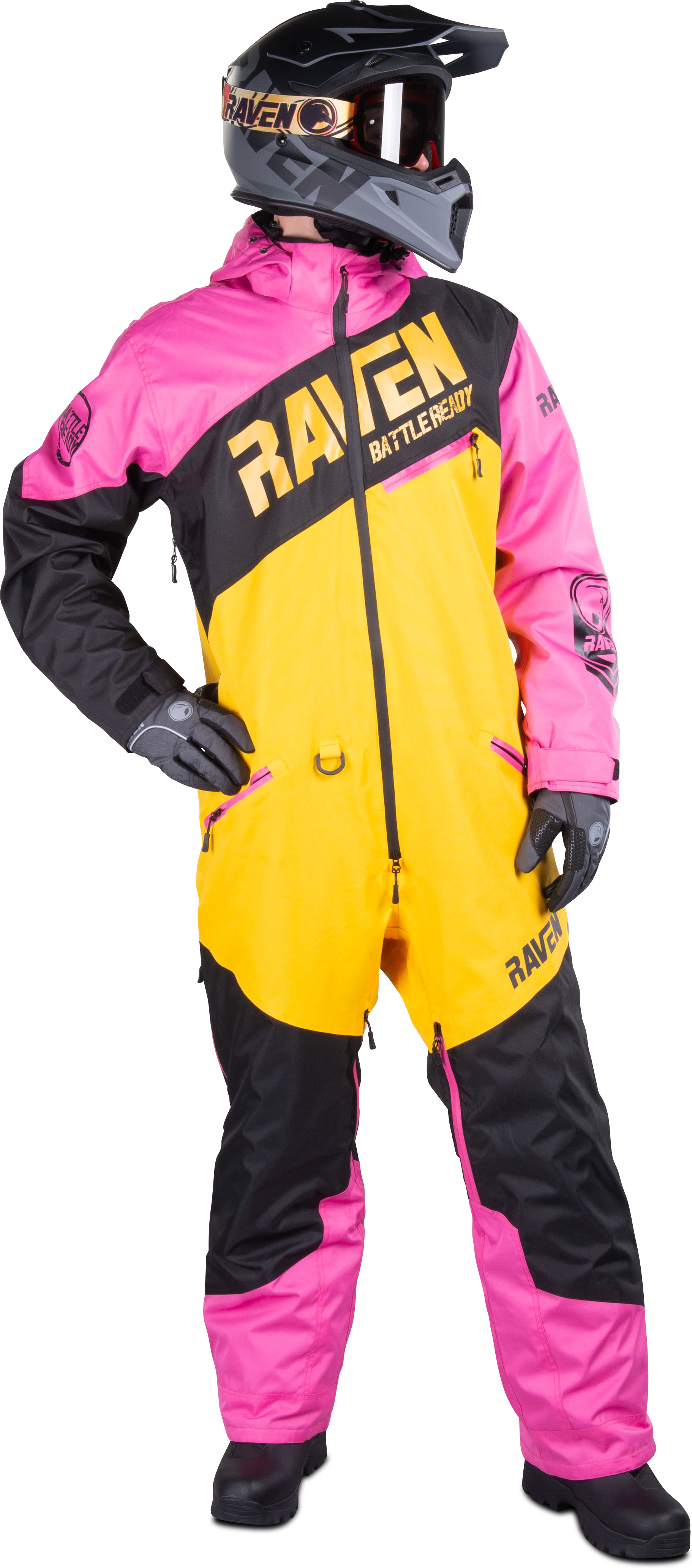 Raven Kelkkahaalari Raven Aggressor Pinkki-Keltainen Raven Kelkkahaalari Raven Aggressor Pinkki-Keltainen