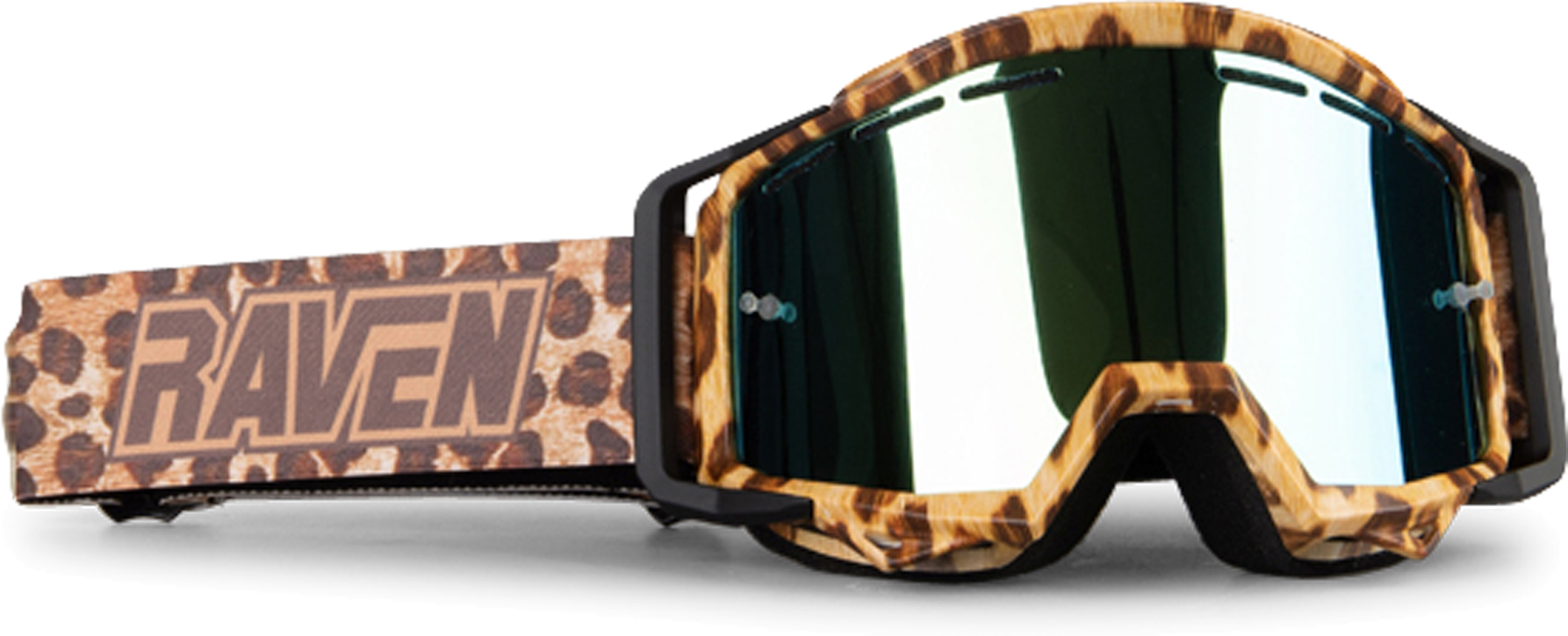 Raven Crossilasit Raven Sniper VentMax Tuplalinssi Cheetah - Kultainen Peililinssi Raven Crossilasit Raven Sniper VentMax Tuplalinssi Cheetah - Kultainen Peililinssi