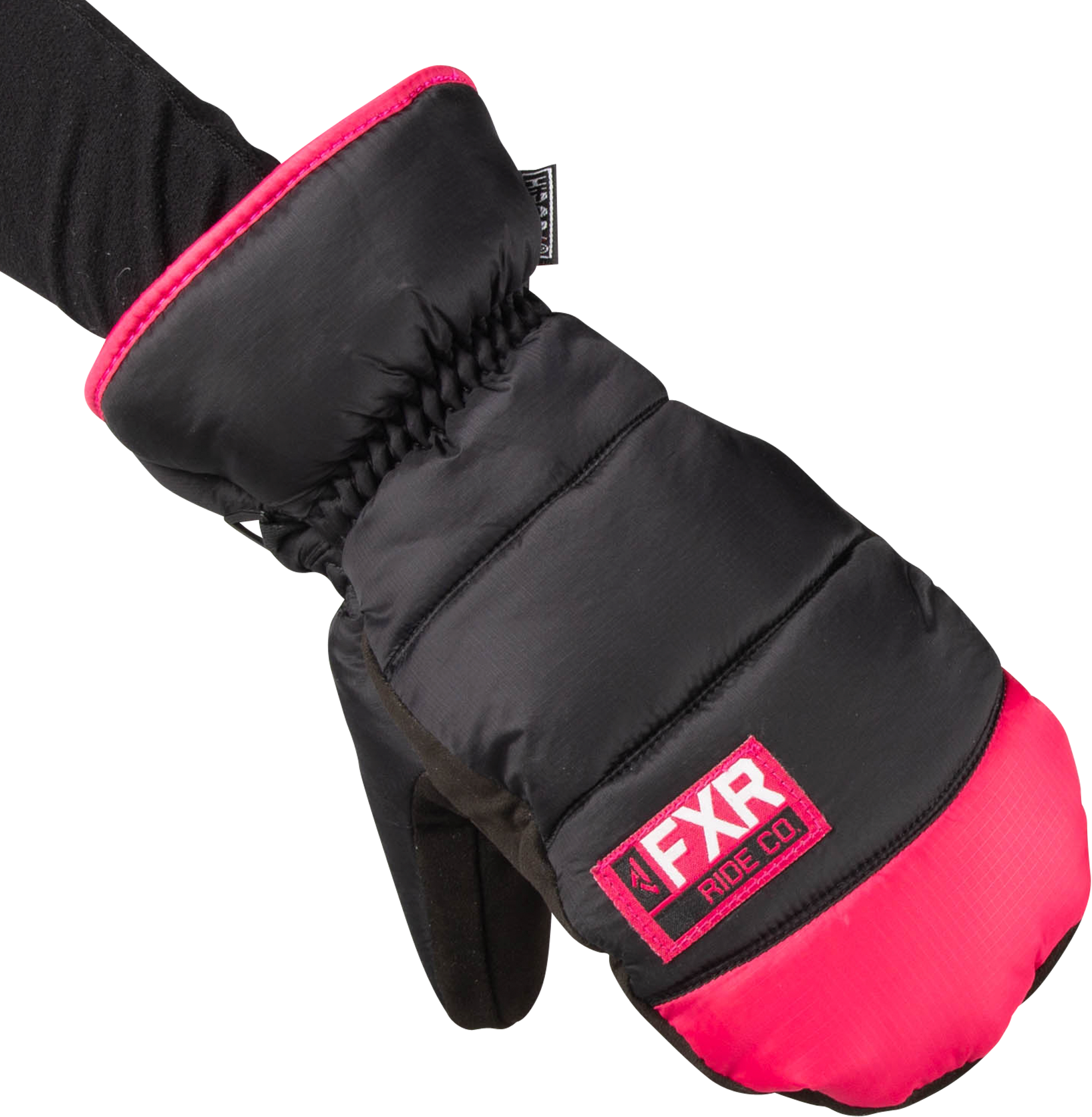FXR Naisten Kelkkahanskat FXR Aspen Short Cuff Mitt Lyhyt Musta-Pinkki FXR Naisten Kelkkahanskat FXR Aspen Short Cuff Mitt Lyhyt Musta-Pinkki