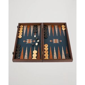 Manopoulos Wooden Creative Boho Chic Backgammon - Musta - Size: 40 41 42 43 - Gender: men