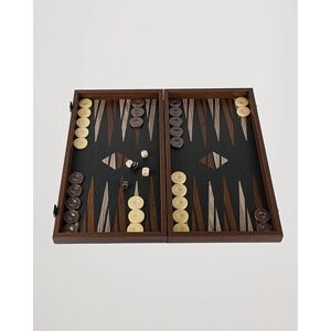 Manopoulos Wooden Creative Minimalistic Backgammon - Musta - Size: One size - Gender: men