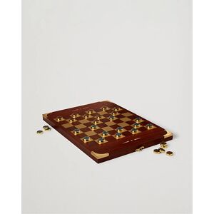 Ralph Lauren Parkwood Wooden Backgammon Set Mahogony/Brass - Hopea - Size: One size - Gender: men