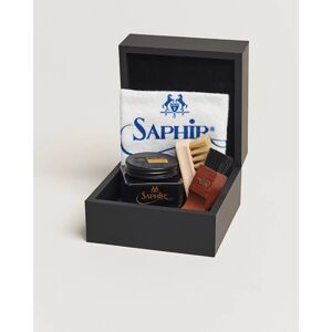 Saphir Medaille d'Or Gift Box Creme Pommadier Black & Brush - Musta - Size: One size - Gender: men