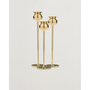 Skultuna The Tulip Candlestick Brass Set of Three - Kulta - Size: S M L - Gender: men