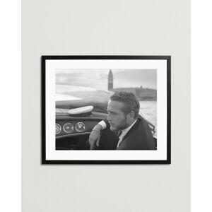 Sonic Editions Framed Paul Newman Venice 1963 - Musta - Size: 39-42 43-46 - Gender: men