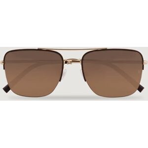 Oliver Peoples R-2 Sunglasses Umber/Gold - Beige - Size: XS S M L - Gender: men