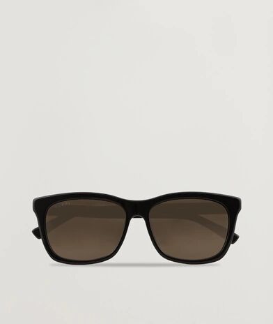 Gucci GG0449S Sunglasses Black/Gold/Brown