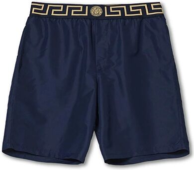 Versace Greca Border Swim Trunks Navy