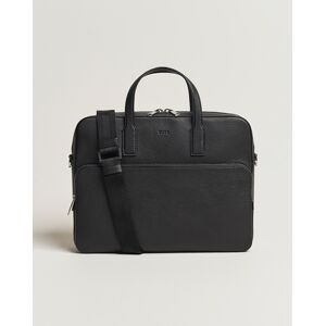 BOSS BLACK Crosstown Computer Leather Bag Black - Musta - Size: 40 41 42 - Gender: men